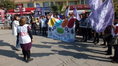 Kıbele Kadınları Kadına Şiddet Günü'nde Sokakta