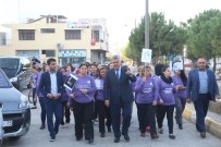 BELEDİYE ÇALIŞANI - Serik Belediyesinden 'Kadına Şiddete Hayır' Yürüyüşü