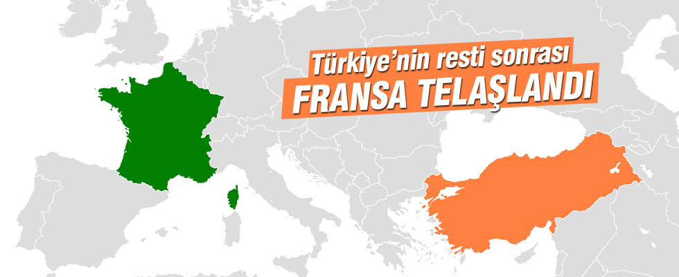 Türkiye'nin resti Fransa'yı telaşlandırdı