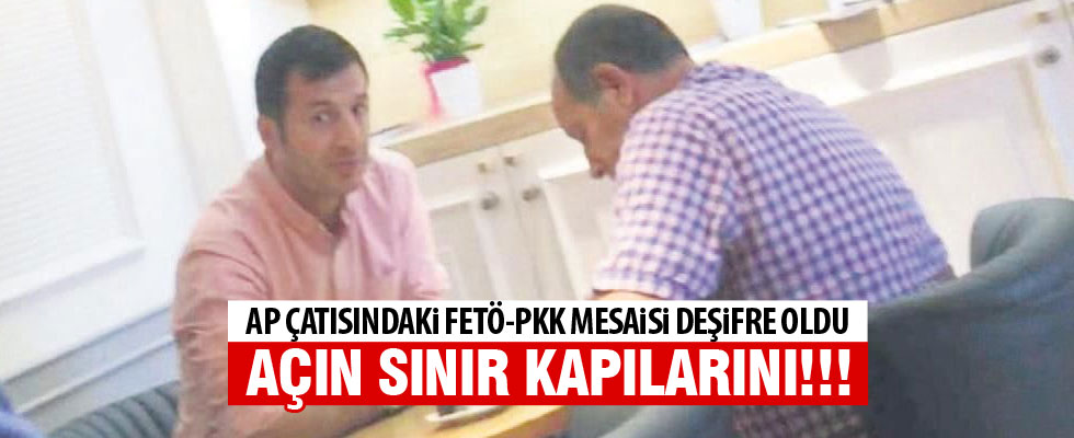AP kafeteryasında FETÖ-PKK mesaisi