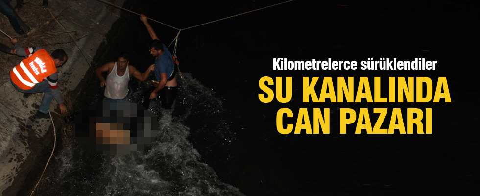 Su kanalında can pazarı