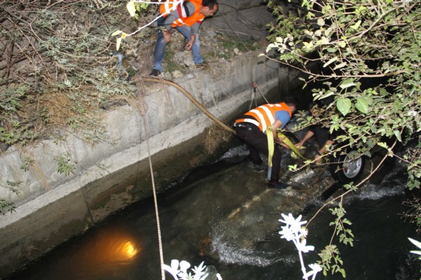 Su kanalında can pazarı
