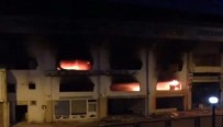 Bursa Atatürk Stadyumu'nda Yangın