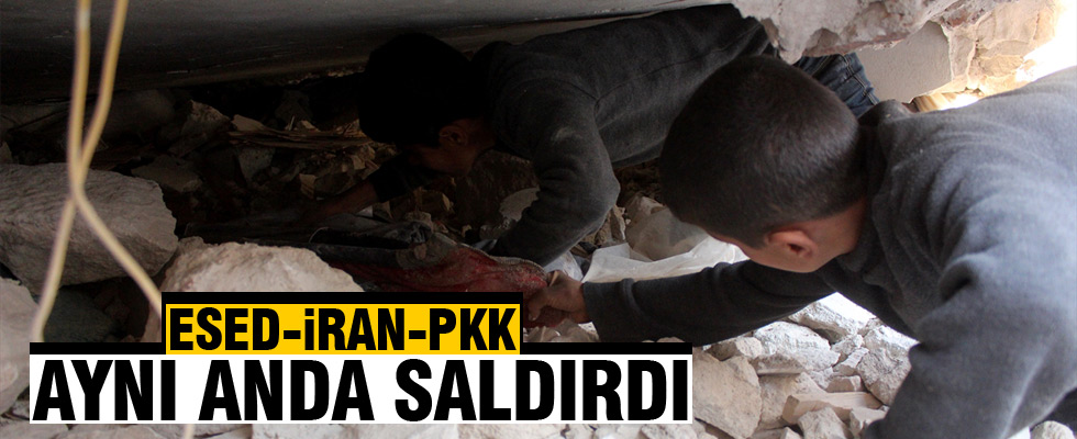 Halep'e ortak saldırı