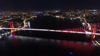 FATIH SULTAN MEHMET KÖPRÜSÜ - İstanbul'un 3 İncisi Havadan Aynı Karede Görüntülendi