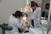 KANAL TEDAVISI - Ücretsiz Diş Tedavisi Çocukların Yüzünü Güldürüyor