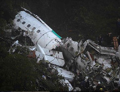 Düşen uçaktan en net görüntüler