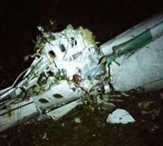 İşte Uçak Kazasının Olay Yeri Görüntüleri