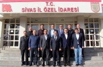 SARıLAR - Sivasspor Yönetiminden, İl Özel İdaresi Genel Sekreteri Kaya'ya Ziyaret