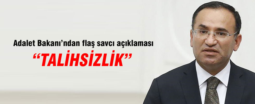 Bekir Bozdağ: O savcının verilmesi talihsizlik