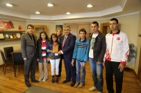 AVRUPA ATLETIZM ŞAMPIYONASı - Ereğli Belediye Başkanı'na Teşekkür Ziyareti