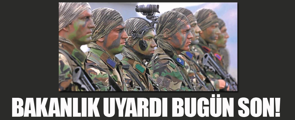 Bakanlık uyardı! Bugün son gün