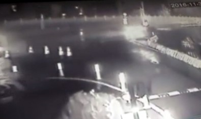 Erdal Tosun'un öldüğü kaza kamerada!