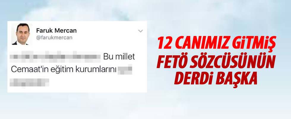 Faruk Mercan'dan skandal tweet