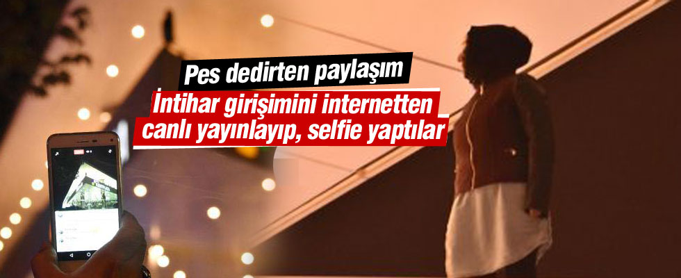 Konya'da intihar girişimini internetten canlı yayınlayıp, selfie yaptılar