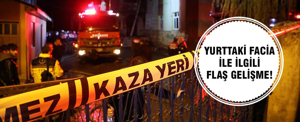 Özel öğrenci yurdundaki yangına ilişkin soruşturmada 13 gözaltı