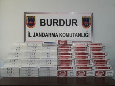 Burdur'da Yolcu Otobüsünde 940 Paket Kaçak Sigara Ele Geçirildi