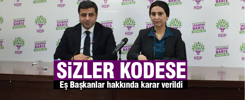HDP Eş Başkanları tutuklandı