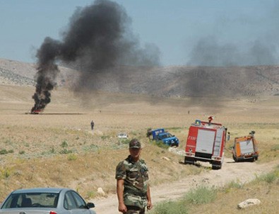 Kahramanmaraş'ta keşif uçağı düştü