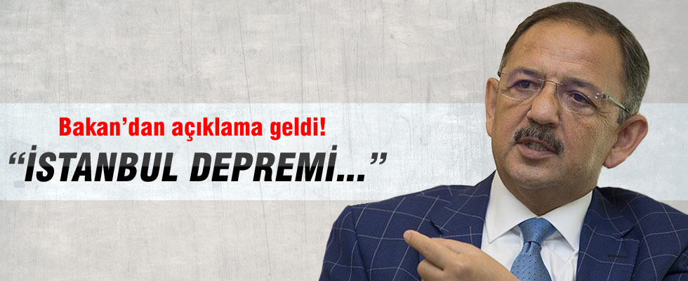 Bakan Özhaseki'den deprem açıklaması