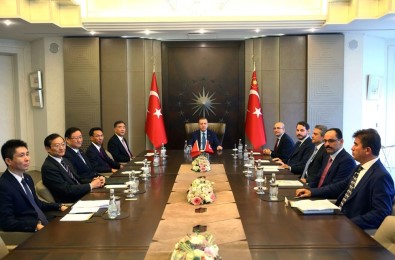 Çin Devlet Konseyi Başbakan Yardımcısı Beştepe'de