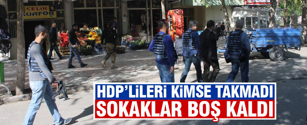 HDP'nin çağrısını kimse umursamadı