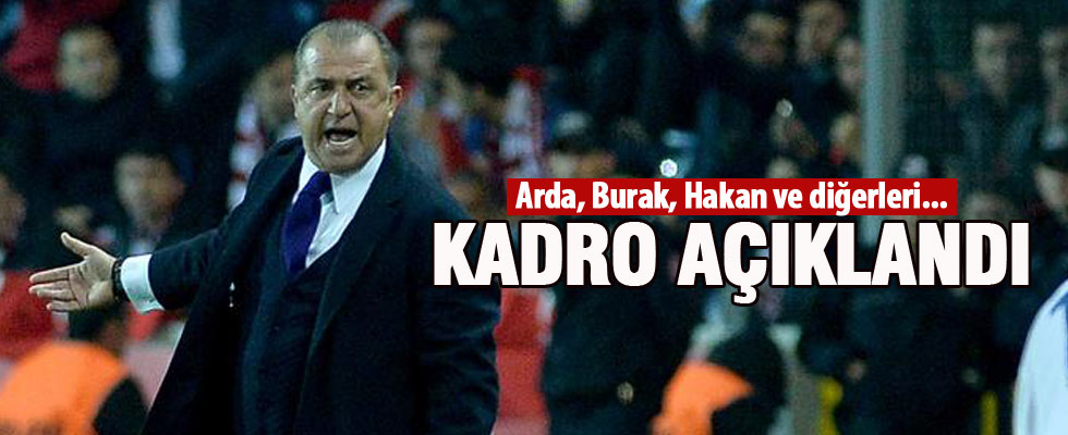 Terim Milli takımı açıkladı! Arda ve diğerleri..