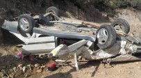 Denizli'de Otomobil Uçurumdan Yuvarlandı Açıklaması 1 Ölü, 3 Yaralı