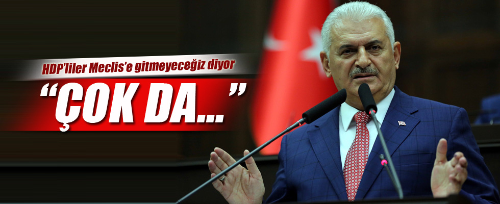 HDP'nin Meclis kararına Başbakan Yıldırım'dan ilk yorum