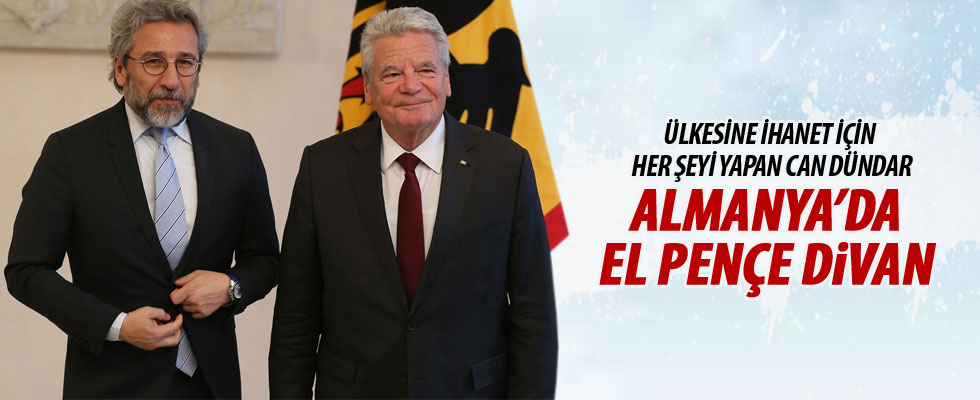 Gauck Dündar'ı kabul etti