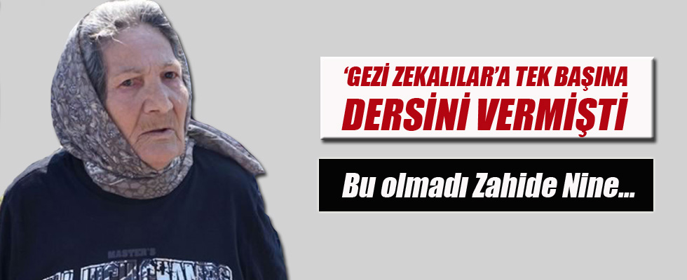 'Gezi'cilere ders veren 'Zahide Nine' vefat etti