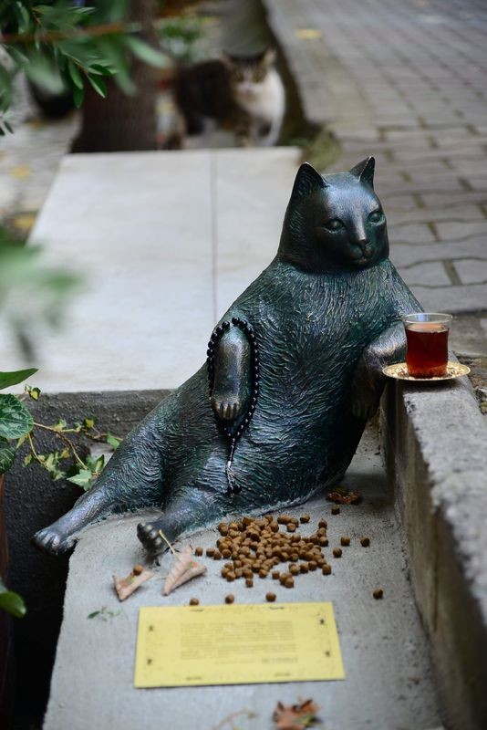 Tombili'nin heykeli çalındı