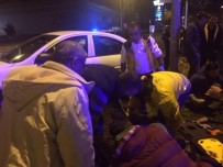 2 otomobil çarpıştı: 2 yaralı