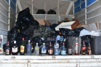 Adana'da 6 Bin 200 Şişe Sahte İçki Ele Geçirildi