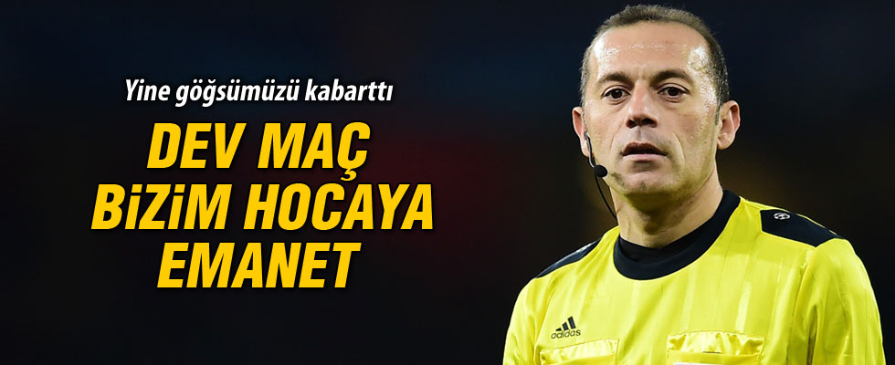 İngiltere - İskoçya maçı Cüneyt Çakır'ın