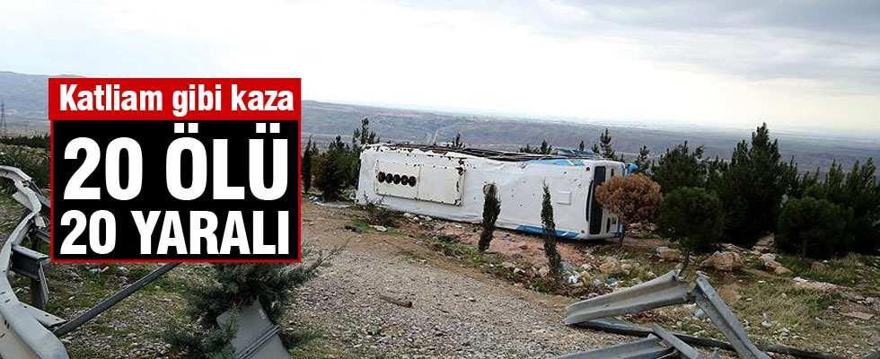 İnanılmaz kaza: 20 ölü
