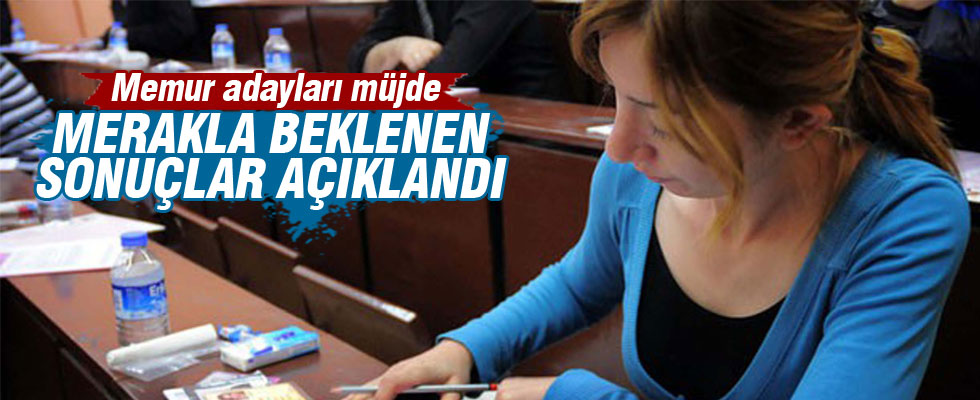 KPSS yerleştirme sonuçları açıklandı