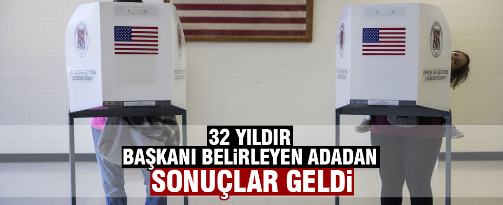 Meşhur adada seçim sonuçları belli oldu