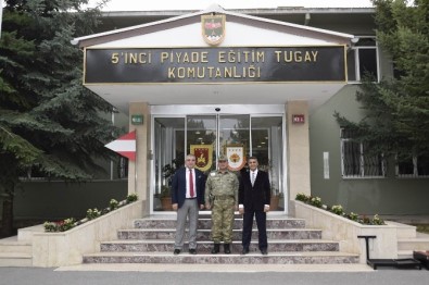 ÇEDAŞ Genel Müdürü Akboğa'dan, Garnizon Komutanı Kip'e Ziyaret