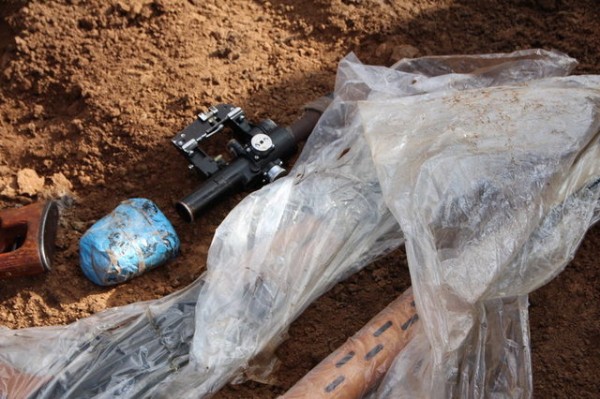 Kars'ta PKK'ya ait mühimmatlar ele geçirildi