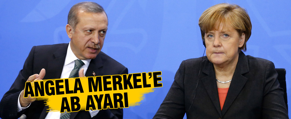 Erdoğan ve Merkel görüştü