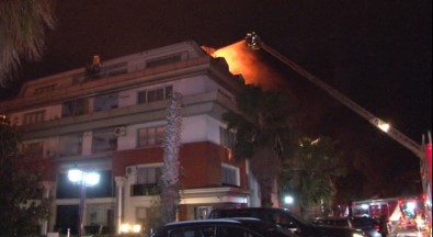 Galatasaraylı futbolcunun oturduğu binada yangın