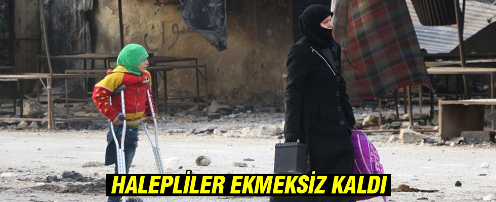 Halepliler ekmeksiz kaldı