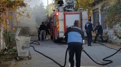 Sultanhisar'da Yangın