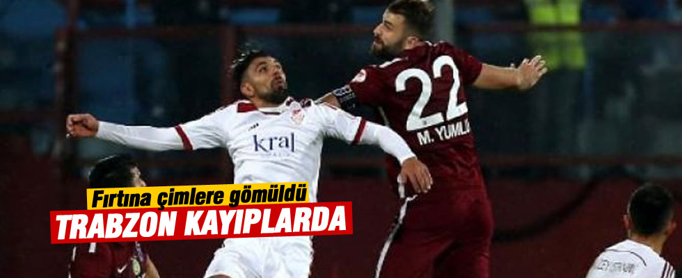 Trabzonspor'un yüzü kupada da gülmedi