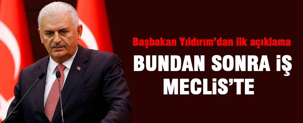 Başbakan Yıldırım'dan yeni anayasa açıklaması