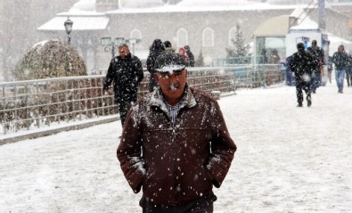Erzurum'da Kar Yağışı Başladı