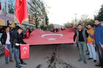 DEMOKRASİ PARKI - Adıyaman'da Binlerce Vatandaş Teröre Lanet Yürüyüşü Yaptı