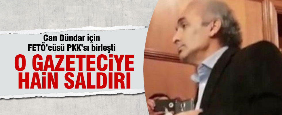 Gazeteci Mehmet Çek'e alçak saldırı