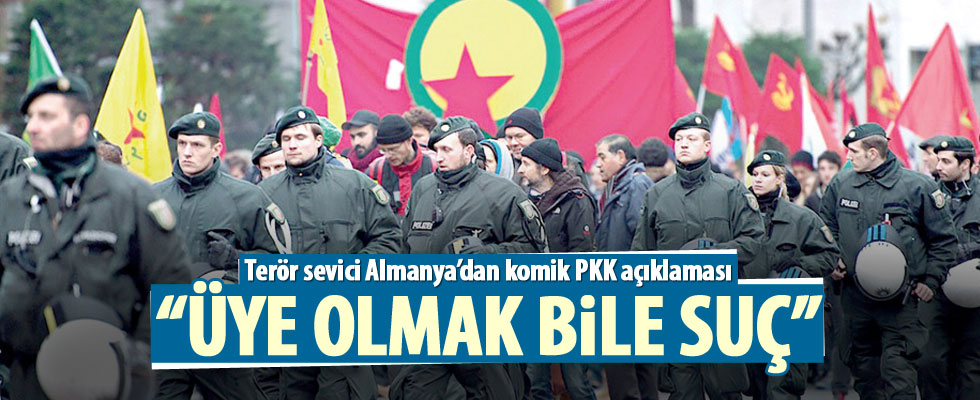 Almanya'dan komik 'PKK' açıklaması